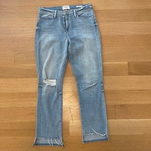 Frame Le High Straight in Jeffrey